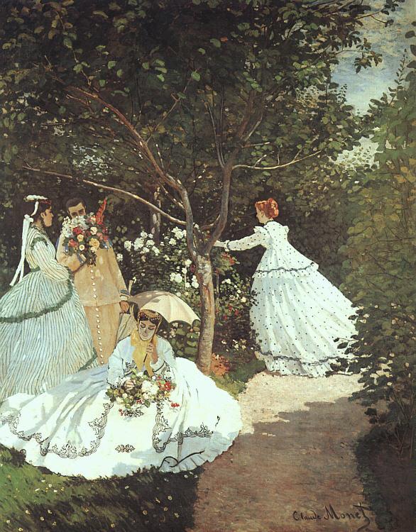 Claude Monet Women in the Garden Sweden oil painting art
